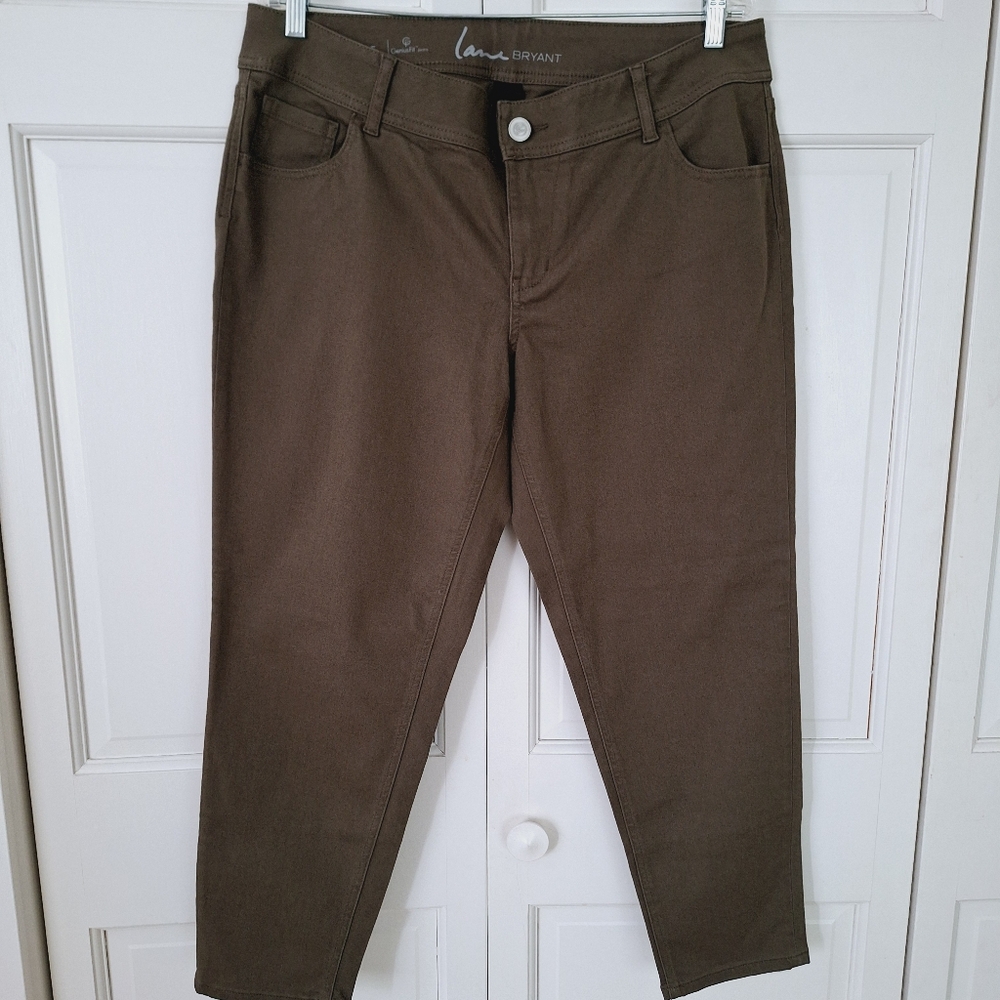 Lane Bryant Genius Fit ankle jeans